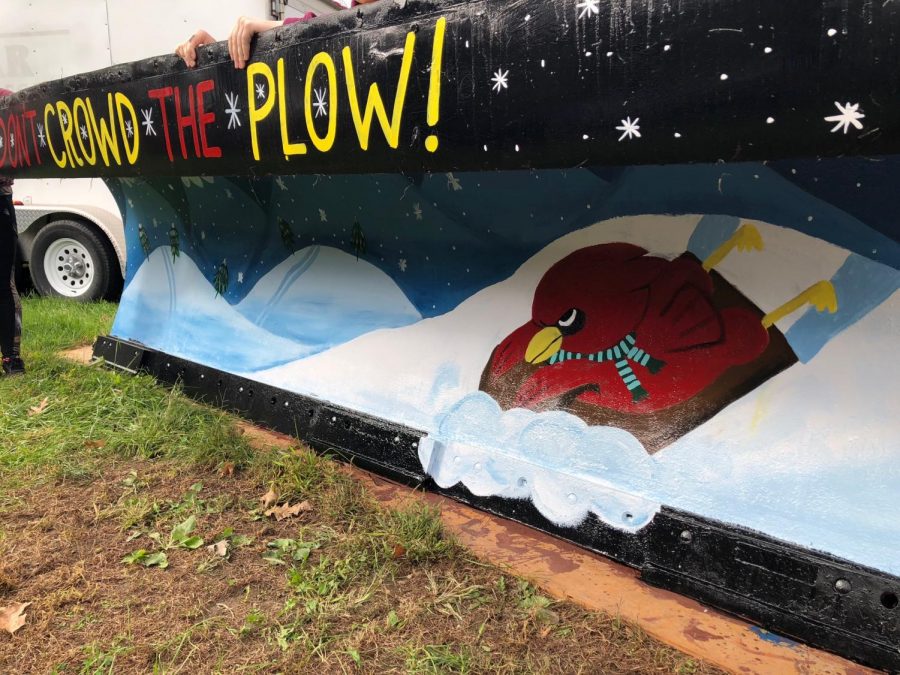 Art Club completed this mural on a plow donated by PennDOT for their Paint the Plow program.