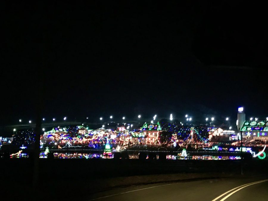 A view of Christmas Village.