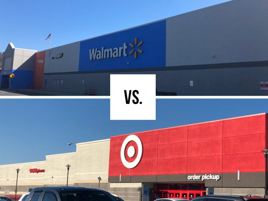 Walmart in Saint Clair,PA vs. Target in Wyomissing,PA