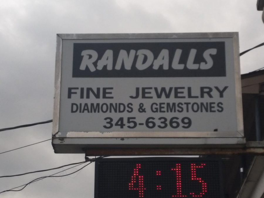 The Randalls building sign.