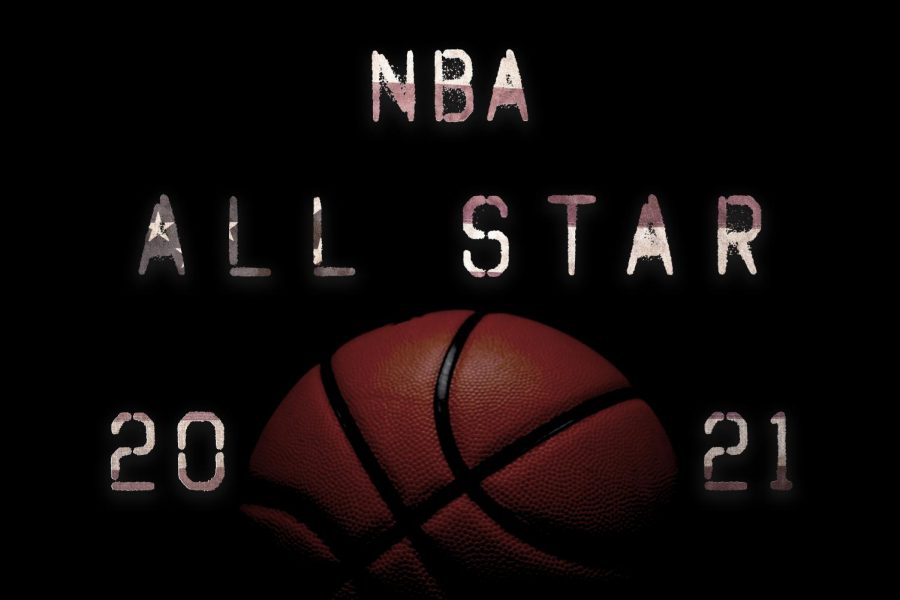 An image of the NBA All Star game on Sunday March 7, 2021.