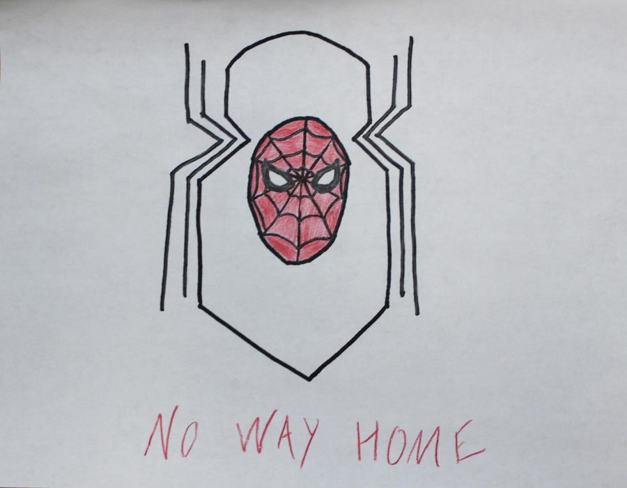 Illustration of Spider-Man and Tom Hollands Spider-Man logo in the background.