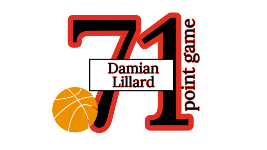 Damian+Lillard+scored+71+points+in+the+Portland+Trail+Blazers+vs.+Houston+Rockets+game.+Lillard+had+13+3-pointers+in+the+victory+over+the+Houston+Rockets.