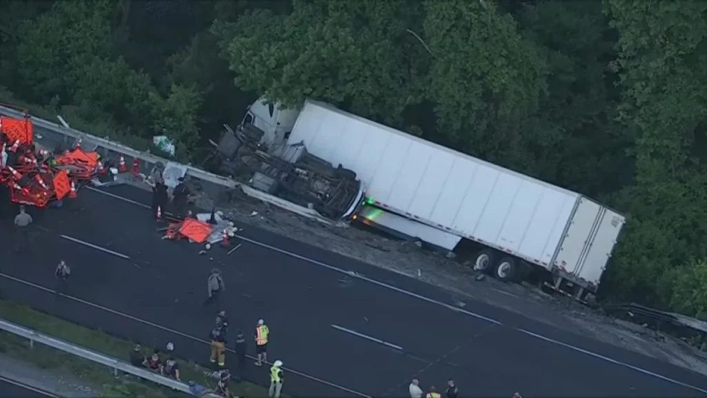 Truck Crash on Route 30 in Chester County Kills 2 Construction Workers After Multi-Vehicle Collision in an Active Work Zone Monday Evening